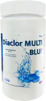Средство для бассейна дезинфицирующее ATC pool chemicals Diaclor Multi Blue Мультитаблетки 5 в 1 по 200г (1кг) - 