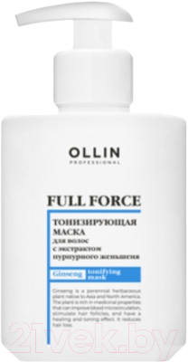 Маска для волос Ollin Professional Hair Growth Тонизирующая с экстрактом пурпурного женьшеня (300мл)