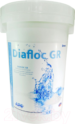 Средство для очистки бассейна ATC pool chemicals Diafloc GR Флокулянт гранулированный (1кг)