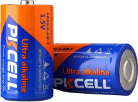 Комплект батареек Pkcell D LR20 Alkaline 1.5V / LR20-2B (2шт) - 