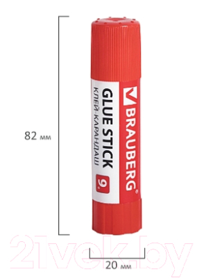 Клей-карандаш Brauberg 271305 (3шт)