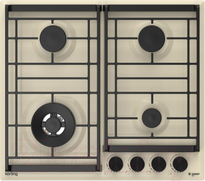 Газовая варочная панель Korting HG 6302 CTB