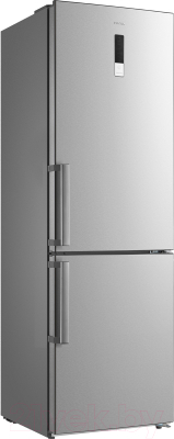 Холодильник с морозильником Centek CT-1722 (нержавеющая сталь)