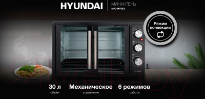 Ростер Hyundai MIO-HY083  (черный/хром)