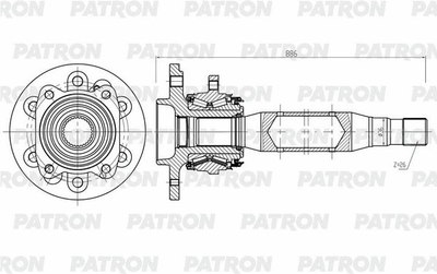 

Приводной вал, PDS0563