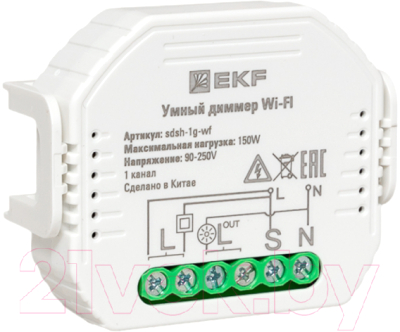 Умный диммер EKF Wi-Fi Connect 1 канал / SDSH-1G-WF