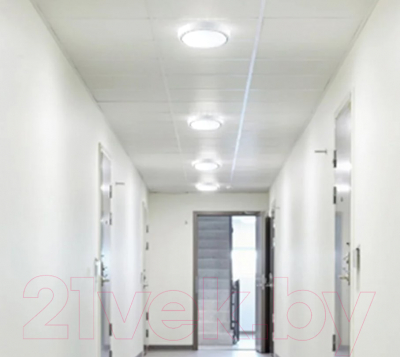 Потолочный светильник Estares DLR 12W R-150-CW-WHITE/WHITE-220-IP44
