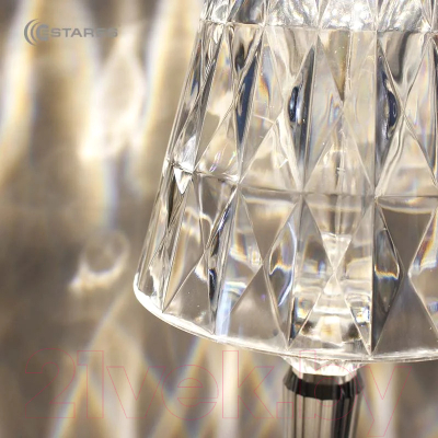 Прикроватная лампа Estares Crystal 3W R-ON/OFF-115x255-CLEAR/WHITE-DC5V/1A-IP20