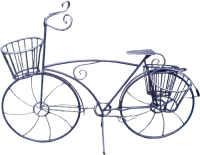 Стойка для цветов Saniji Велосипед большой К9 - 