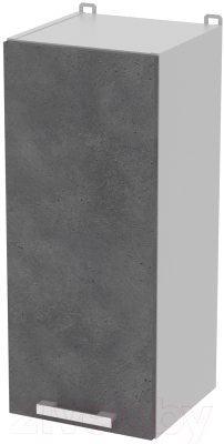 Шкаф навесной для кухни Интерлиния Компо ВШ30-720-1дв (бетон портленд)