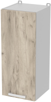 Шкаф навесной для кухни Интерлиния Компо ВШ30-720-1дв (дуб серый) - 