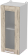 Шкаф навесной для кухни Интерлиния Компо ВШ30ст-720-1дв (дуб серый) - 