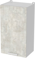 Шкаф навесной для кухни Интерлиния Компо ВШ40-720-1дв (бетон лайт) - 