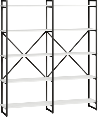 Стеллаж Loftyhome Мальборк 160 / 1628116 (белый альпийский) - 