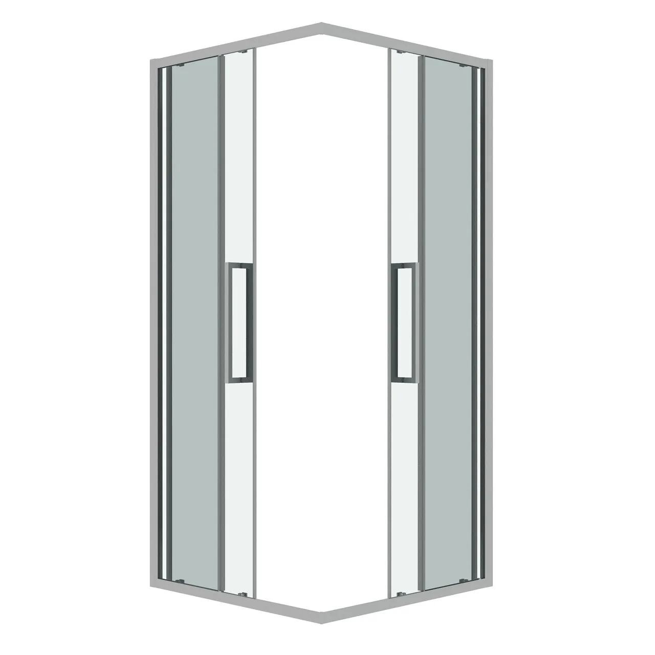 Душевой уголок Grossman Cosmo 90x90x195 / 300.K33.02.9090.32.00 (золото сатин/прозрачное стекло) — фото 2