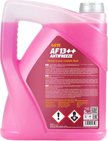 Антифриз Mannol AF13++ -40 / MN4015-5 (5л, фиолетовый)