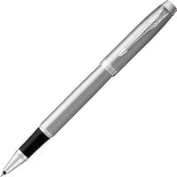 Ручка-роллер имиджевая Parker IM Essential Brushed Metal CT / 2143633 (черный) - 