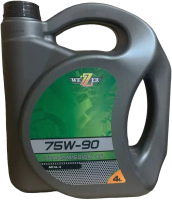 Трансмиссионное масло Wezer 75W90 GL-4 / 4607014 (4л) - 