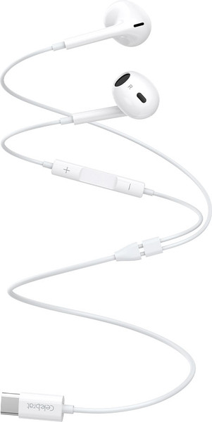 Изображение товара Наушники-гарнитура Celebrat E400 (белый)