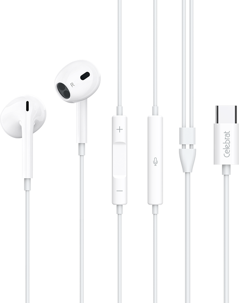 Изображение товара Наушники-гарнитура Celebrat E400 (белый)