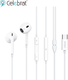Миниатюра изображения товара Наушники-гарнитура Celebrat E400 (белый)