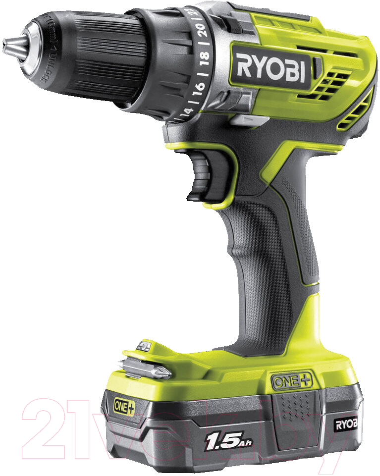 Аккумуляторная дрель-шуруповерт Ryobi R18DD3-115S