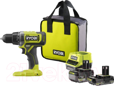 Аккумуляторная дрель-шуруповерт Ryobi RDD18-2C20S (5133005520)