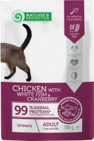 Влажный корм для кошек Nature's Protection Urinary Health с курицей, рыбой и клюквой / NPUPF63654 (100г) - 