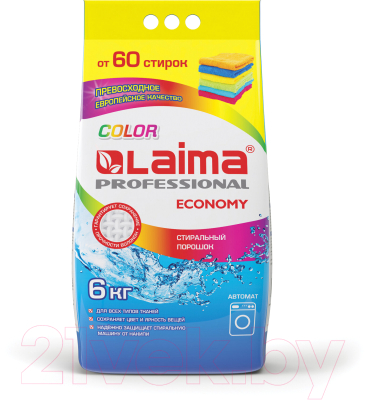 Стиральный порошок Laima Professional Color / 605570 (6кг)