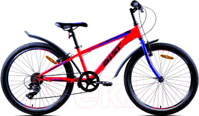 Велосипед AIST Rocky Junior 1.0 2024 (24, красный)