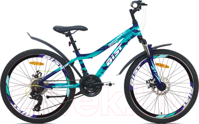 Велосипед AIST Rocky Junior 1.1 2024 (24, синий)