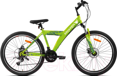 Велосипед Krakken Young 26 2024 (16.5, зеленый)