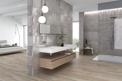 Плитка Ibero Ceramicas Materika Dark Grey (250x750)