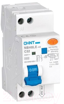 Дифференциальный автомат Chint NBH8LE-40 / 206063