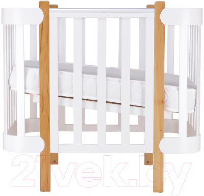 

Детская кроватка Happy Baby, Белый, Mommy 95004