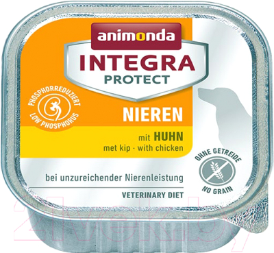 Влажный корм для собак Animonda Integra Protect Nieren c курицей / 86400 (150г)
