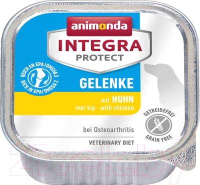 Влажный корм для собак Animonda Integra Protect Gelenke c говядиной / 86536 (150г)