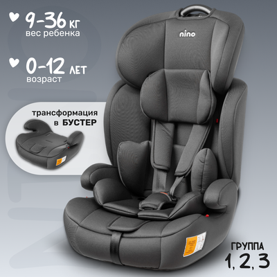 Автокресло NINO Simple ZY10 (черный) - 
