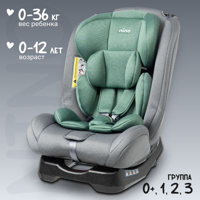 Автокресло NINO Comfort ZY02A (серый/зеленый) - 