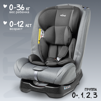 Автокресло NINO Comfort ZY02A (серый/черный) - 