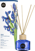 Аромадиффузор Aroma Home Scented Sticks Iris With A White Rose (50мл) - 