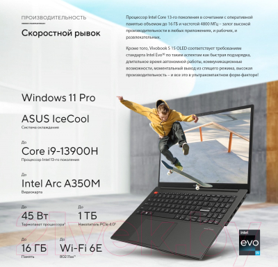 Ноутбук Asus Oled 2.8K (90NB0ZK2-M003X0)