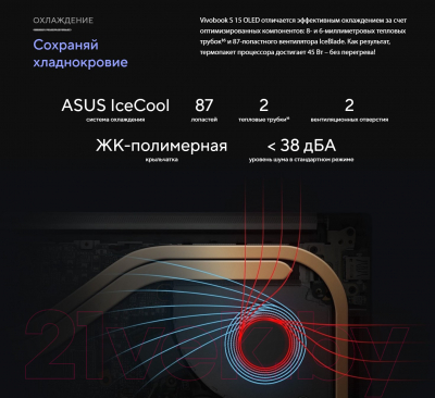 Ноутбук Asus Oled 2.8K (90NB0ZK2-M003X0)