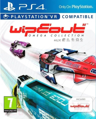 Игра для игровой консоли PlayStation 4 WipEout Omega Collection PS VR Compatible (EU pack, RU version)