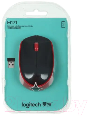 Мышь Logitech Wireless M171 / 910-004645 (красный)