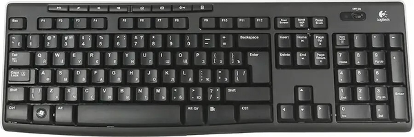 Клавиатура Logitech Wireless K270 / 920-003058 (черный)