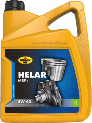 Моторное масло Kroon-Oil Helar MSP+ 5W-40 / 36845 (5л)