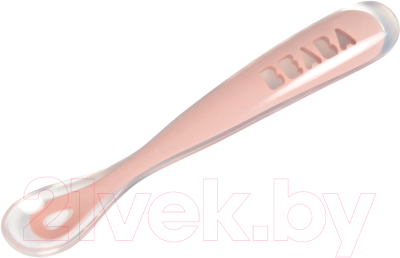 Ложка для кормления Beaba Cuillere Sili 1 Age Old Pink 913464