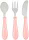 Набор посуды для кормления Beaba Set 3 Couverts Inox Old Pink 913462 - 