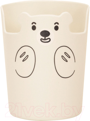 Подставка настольная Lorex Kids. Cute Bear / LXKDOCB-WH (белый)